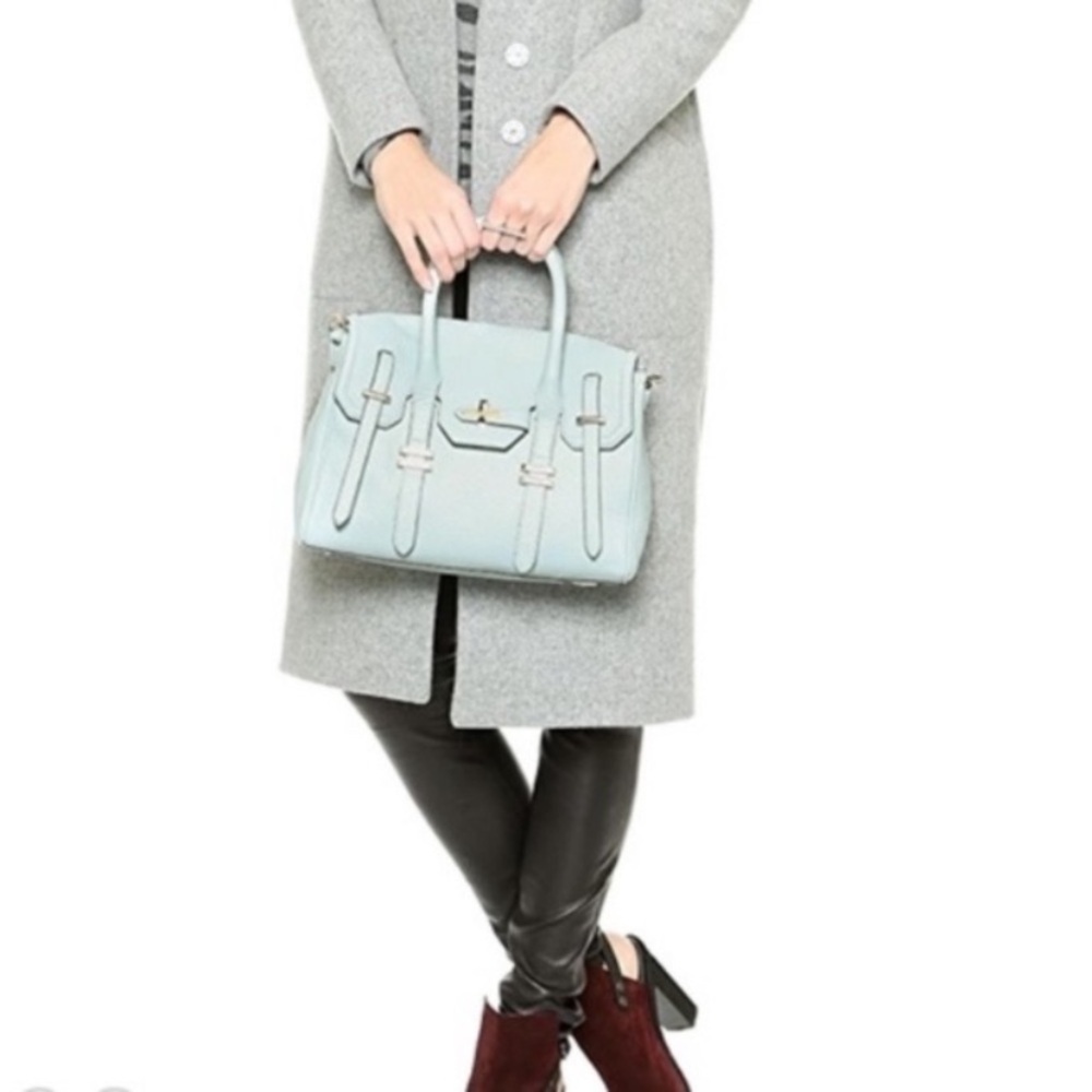 REBECCA MINKOFF Jules Satchel Light Blue